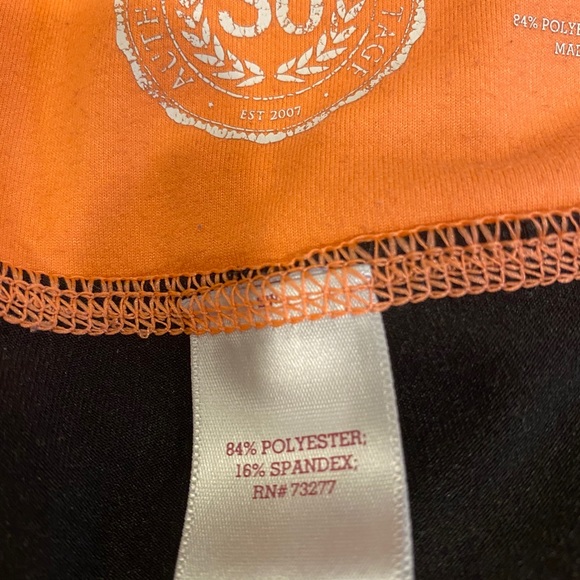 SO Black & orange cropped leggings - Picture 5 of 5